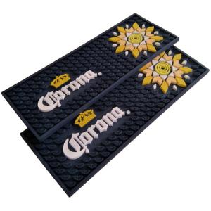 Rubber Bar Spill Mat, Non-Slip No-Spill Drink Beer Bartender Service Mat,