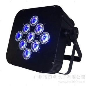 Black Box Led Mini Flat Par Light 15W 9PCS RGBWA 5in1 For Stage Decoration