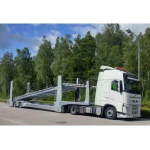Customized Car Carrier Trailer With ADR Certification For Transporting 7 Cars