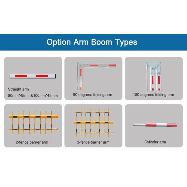 IP54 120W Vehicle Boom Barrier Gate Cold Rolled Steel Parking Control System
