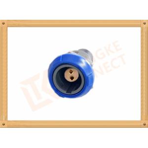 Push Pull 2 Pin Circular Connector Self Locking / Double Reed Locked