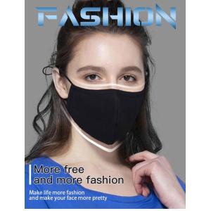 Elastic Ear Loop Washable Copper Ion Mask / Reusable Black Copper Washable Mask