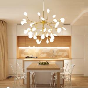 LED Tree branch chandelier Kitchen Restaurant Bar heracleum chandelier(WH-MI-240