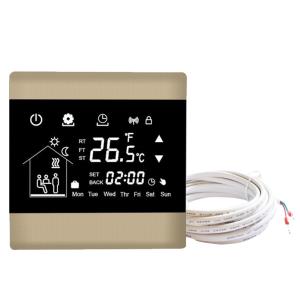 Electric Touchscreen Programmable Thermostat Floor Heating With Self -