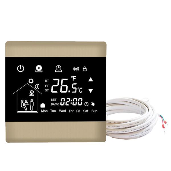 Electric Touchscreen Programmable Thermostat Floor Heating With Self -