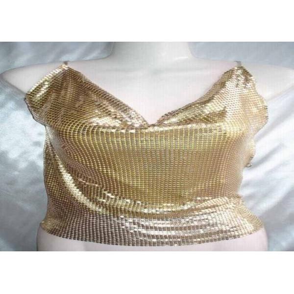 3mm Golden Aluminum ISO 9001 Sequins Wall