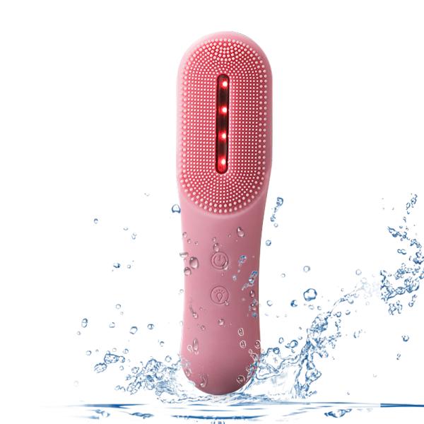 2 In1 Personal Face Cleaning Brush Skin Deep Pore Silicone Cleansing Facial Brush