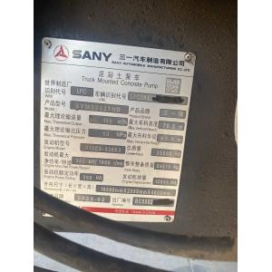 2023 Sany 71m Pump Truck with 12940ml Engine Displacement