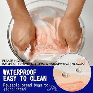 Reusable Bread Bags For Homemade Bread Storage ECO Bread Freezer Bag - Sourdough