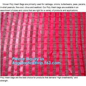 Plastic PE raschel mesh net bags for potato onion,potato bags raschel mesh bags