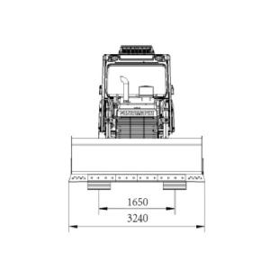 GT120 Agricultural Bulldozer Equipment Easy Operation With New Cab