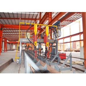 Cheap Steel Automatic H Beam Production Line Flux Recovery System AC Inveter Control for sale