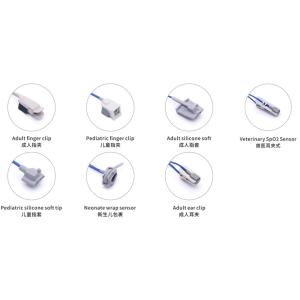 10 Ft Grey TPU Adult Spo2 Sensor 8 Pin D Shaped Male Connector