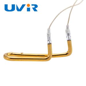 230V 1660W Gold 3D Contoured Infrared Emitter Heating Lamp