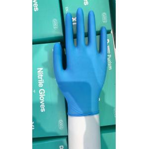 Disposable gloves blue hospital-specific nitrile material three sizes