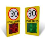 Custom Text LPR Radar Speed System With Iron Material Traffic Speed Sign
