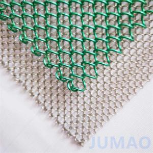 2.0mm Seamlessly Woven Metal Mesh Curtain Texture For Elegant Decoration