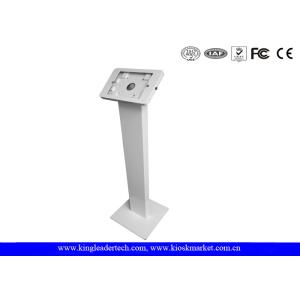 Lockable Round Corner ipad kiosk holder , tablet kiosk enclosure with Rugged