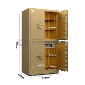 H1800mm Four Doors Fingerprint Lock Vault Door Movable Vault Room Safe Box