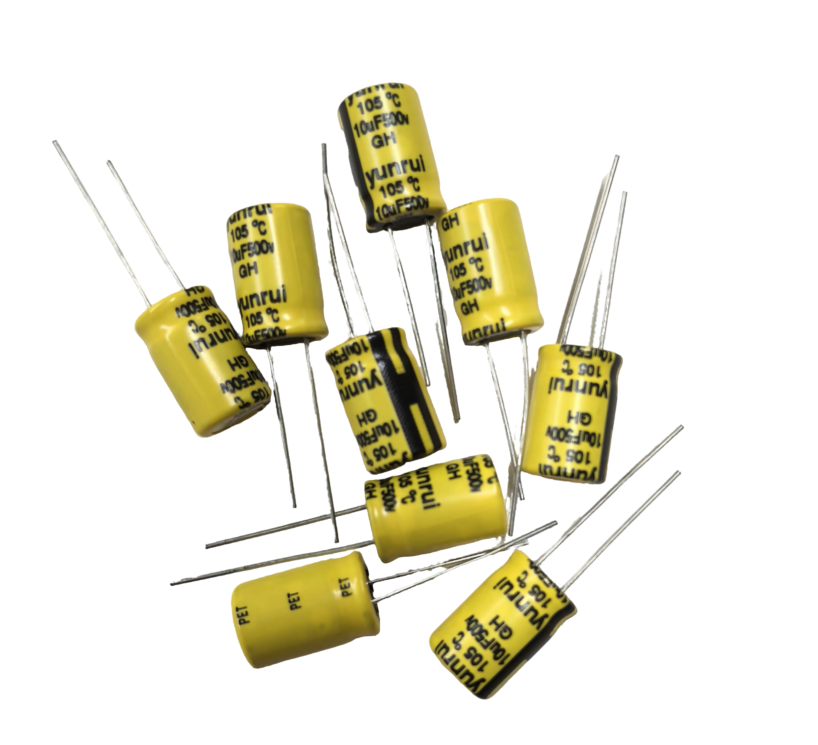 10UF 500V 105° High-Performance Radial Electrolytic Capacitor for Power Supplies