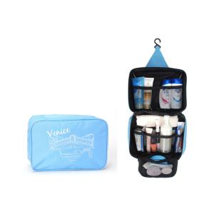 Canvas Hanging Toiletry Bag Transfer Print For Portable Packaging ODM