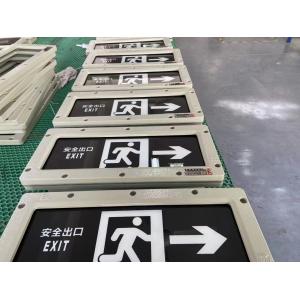 3 Watts Aluminum Alloy Die Casting Explosion Proof Emergency Exit Sign With 120