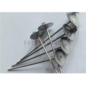 China 4 ½ X 14 Gauge Stainless Steel Lacing Anchors For Removable Insulation Pads on sale