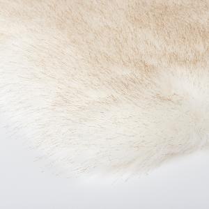 High Weight Plush Knitted Backing Technics Long Hair Pile Soft Faux Fur for and