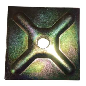 Square Pressed Scaffolding Accessories Tie Rod Washer Plate Tie Rod Nut and
