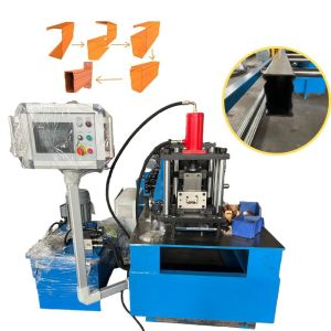 Cheap 1.2mm-2.0mm Thickness Vertical Upright Racking C Channel Box Beam Roll Forming Machine for sale