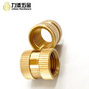 CNC Machining Brass Knurled Thumb Nuts DIN 315 ODM Available