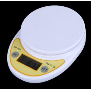 Buy cheap Round Platform Kitchen Weight Scale 5kg With Over Load Indication from wholesalers