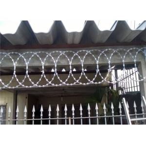 High Security Flatwrap Razor Barbed Wire Roll For Flat Razor Wire Panel