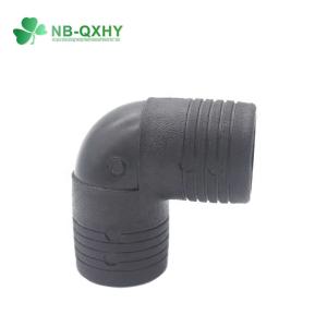 Injection Molded HDPE Pipe Fitting 90 Degree Elbow for Gas Water Supply