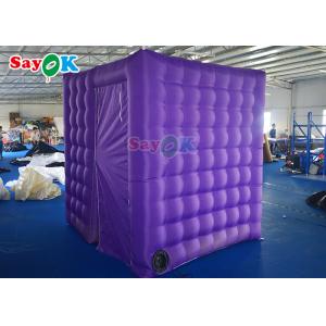 Double Stitching LED Light Inflatable Photo Booth For Film Events