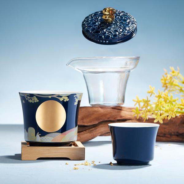 Quality Classic Style Ceramic Teapots For Food Safe Tea Brewing And Gifting Customized Color Changing Tea Set wholesale