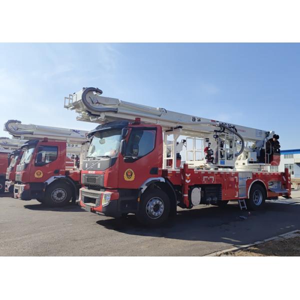 Quality Shanghai Jindun 320kw/Hp 70m Aerial Tower Fire Truck wholesale