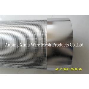 Johnson Wedge Wire Continuous Slot Screen Pipe For Groundwater