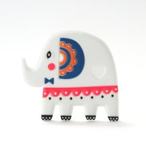 Elephant Food Grade Silicone Baby Teether BPA Free With Customize Logo
