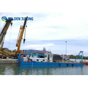 JULONG Cutter Suction Sand Dredger / Mining Equipment Dredge 3500M3/H Waterflow