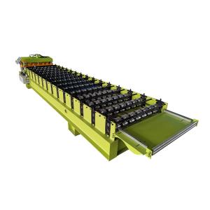 High Speed Glazed Step Tile Sheet Roofing Roll Forming Making Machine Metcoppo
