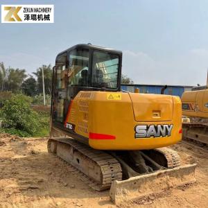 Year 2022 Used 7.5T Sany 75C Excavator SY75C-8 SY75C PRO Second Hand Diggers