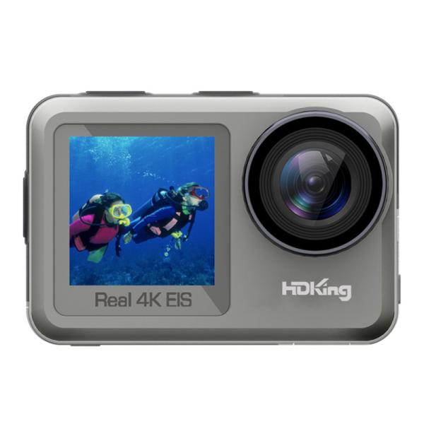 1.4" 2" 4K Ultra HD Action Camera With Dual Screen Selfie Body Waterproof EIS