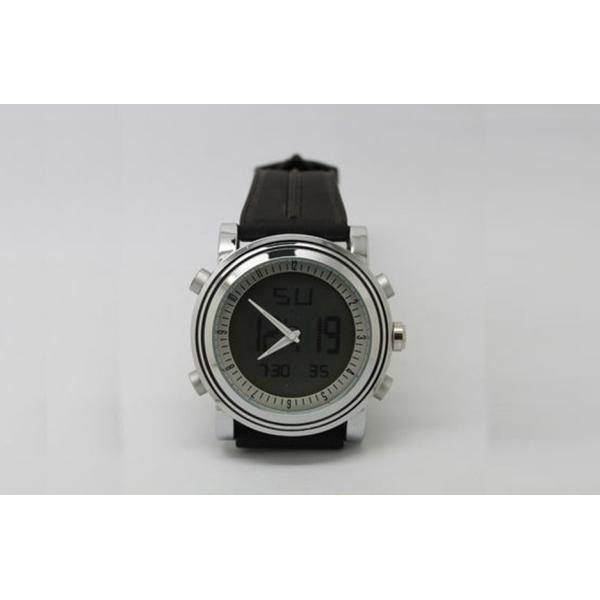 42.0mm LCD Display Alloy Mens Digital Watches With Silicon Band