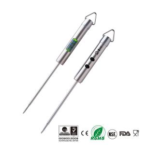 Stainless Steel Instant Read Food Thermometer , Cooking Probe Thermometer Good