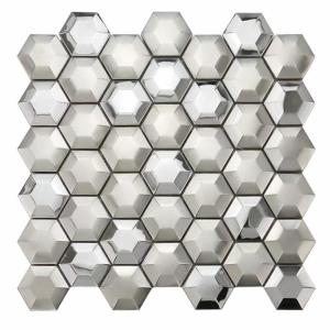 China Colorful Small Glitter Glass Crystal Glass Mosaic Tile Mix Glitter For Wall Decoration on sale