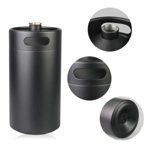 Black Powder Coating 5L Insulated Mini Keg