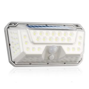 China 44COB 50LED Wireless Solar Motion Sensor Light / 1000lm Sensor Solar Led Wall Light on sale