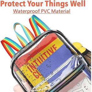 Clear Backpack Heavy Duty - Large Clear Backpacks For School PVC Transparent