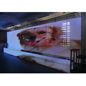 Glass Wall Transparent Led Display Ip65 160 Degree With 3 X 8mm Pixel
